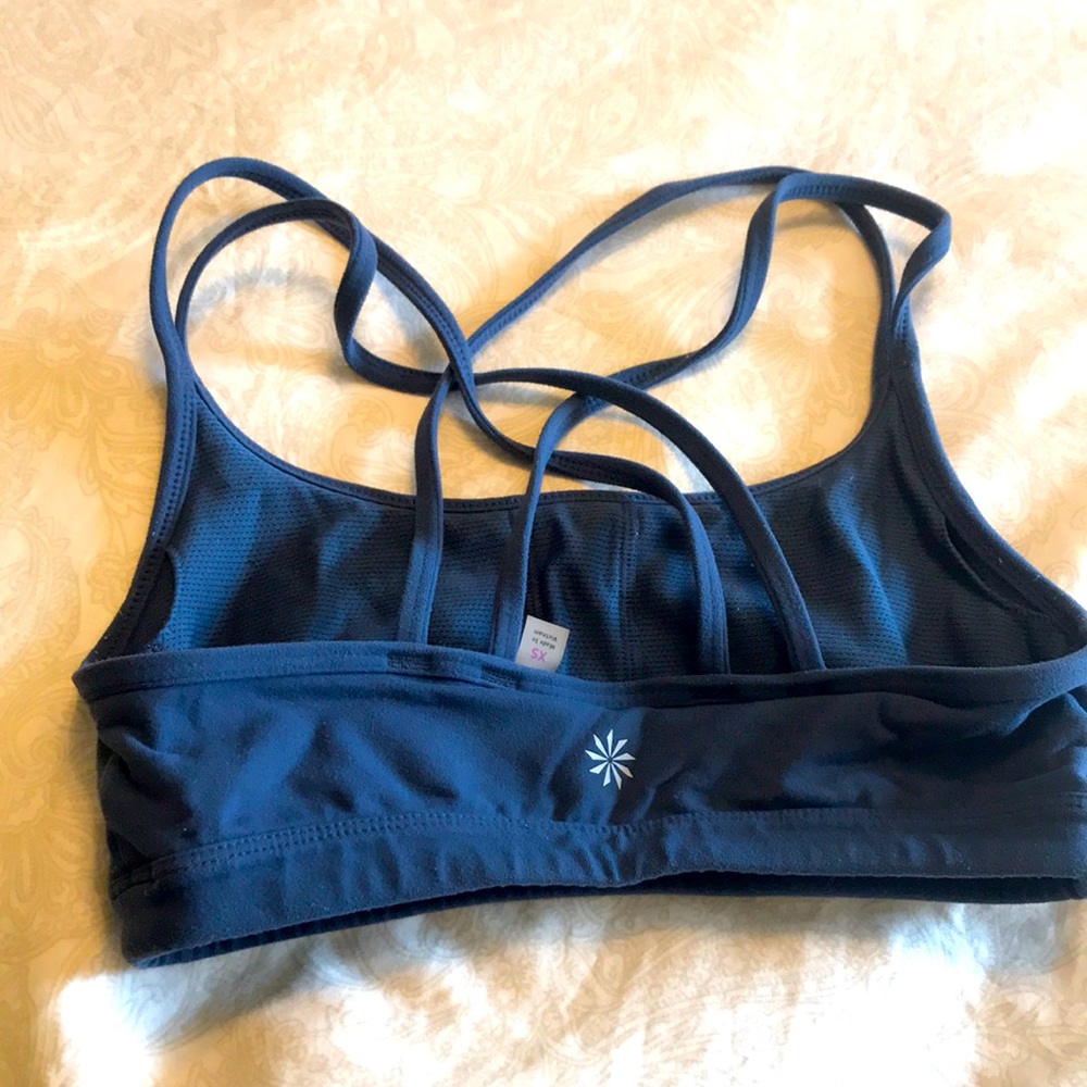 Navy Blue Athleta Sports Bra